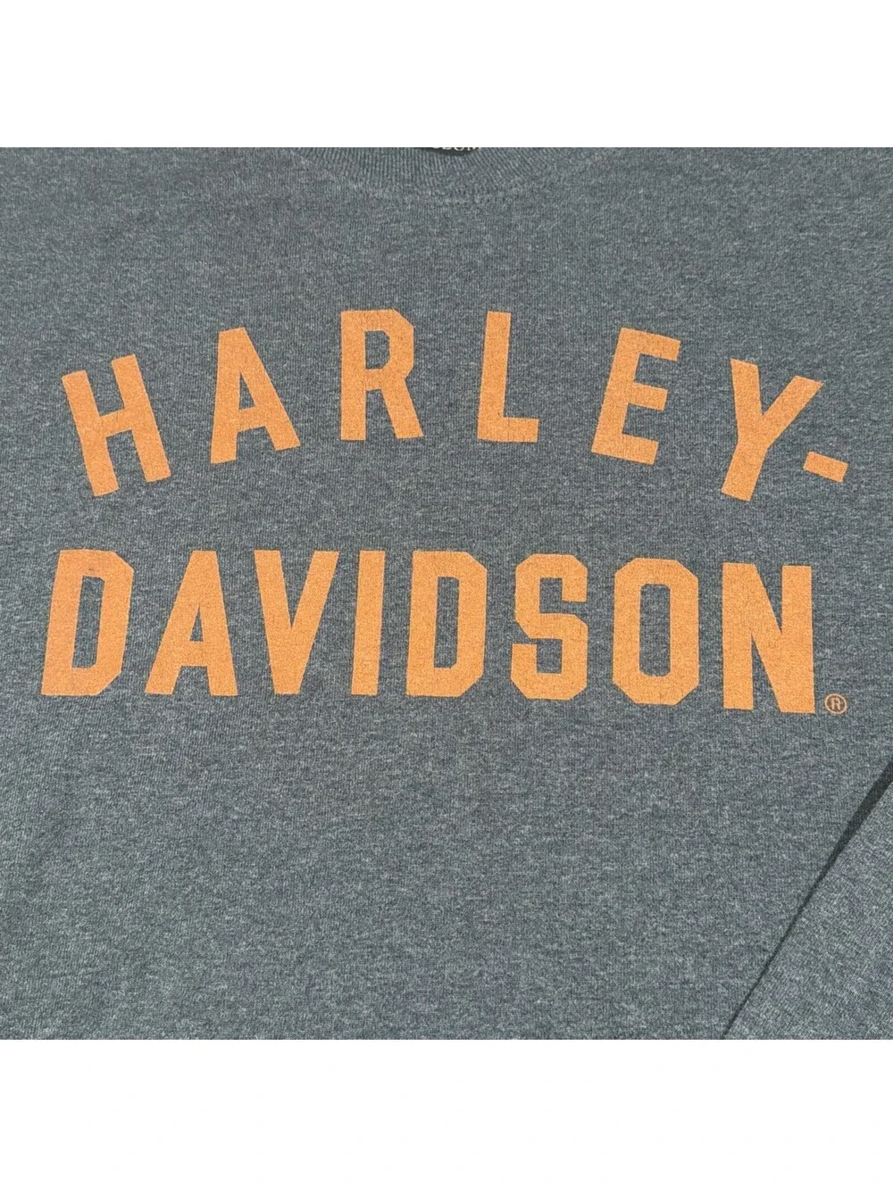 Harley Davidson Museum Long Sleeve Tee T Shirt Grey Men's Size XL